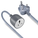 FOXIN 5m Long 10AWG Heavy Duty Male to Female Power Extension Cord for Indoor & Outdoor, 2500W High Power Output, 3-Pin Plug, Power Cord Wire Extender Power Cable för apparater, elektronik och hem