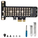 ZORBES PCIe till NVMe M.2 Adapter, 2230/2242/2260/2280, x1 x4 x8 x16 Slots