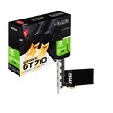 MSI GeForce GT 710 2GD3H 4HDMI Graphic Card - NVIDIA GeForce GT 710 GPU, 2GB DDR3 64-bitars minne, PCI Express Gen 2.0 x1 Interface, Upp till 954 MHz