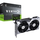MSI GeForce RTX 5060 8G Ventus 2X OC Graphic Card - NVIDIA GeForce RTX 5060 GPU, 8GB GDDDR7 128-bitars minne, 28 Gbps, PCI Express Gen 5 x16 Interface, Upp till 2527 MHz, TORX Fan 5.0