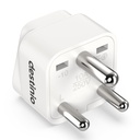 Destinio Universal Travel Converter Plug Type D | World to India Adapter | Kompatibel för US Canada UK Europe Australien Kina | CE Certified, ROHS Compliant | 10A 250V Single Socket (Pack of 1 Pack)
