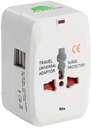 Universal Travel Plug Adapter Worldwide International Allt i en portabel reseadaptervägg AC Power Plug Adapter Wall Charger med dubbla USB-laddningsportar för USA EU UK AUS Cell Phone Mobile Laptop
