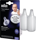 Braun ThermoScan Lens Filters for Ear Thermometer, Disposable Covers, Clear, 40 Count