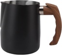 304 Stainless Steel Milk Frothing Cup, Coffee Steaming Pitcher with Inner Scale, Pointed Spout and Comfortable Handle, Multifunctional for Coffee, Tea and Hot Drinks (1000ml)