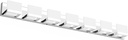 Tipace LED Modern Bathroom Vanity Light Fixtures, 7 Lights Chrome Vanity Lighting for Bathroom Wall Lights Up and Down LED Light Fixtures Over Mirror(White Light 6000K)