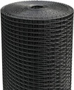Hardware Cloth 1/2 inch, Chicken Wire Mesh Roll, 24'' x 50' 19 Gauge - Black Vinyl Coated Wire Fence Roll, Welded Wire Fencing, Mesh & Wire Cloth, Garden Fence