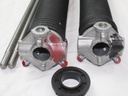 SS Pair of 225 X 2" X 22" - 36" Garage Door Torsion Springs with Winding Bars - Size 23.25