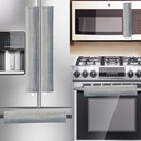 OUGAR8 Refrigerator Door Handle Covers,Keep Your Kitchen Appliance Clean from Smudges, Fingertips, Drips, &Food Stains, Perfect for Dishwashers (5pcs, Gray)