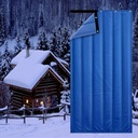 Winter Thermal Insulated Door Curtain, Doorway Screen Cover Privacy Blackout,Heavy Duty Soundproof Cold Protection Temporary Door Divider for Patio, Kitchen, Bedroom, Air Conditioner Room