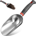 Shovel Ice Scoop Scoop Gutter Scoop Cleaning Tool Hand Fertilizer Scoop Small Yard Plant Spade Bonsai Dry Foods Scoop Feed Scooper Spoon Aluminum Alloy