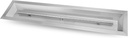 Stanbroil 30 by 6-Inch Drop-in Linear Fire Pit Pan and Burner, 304 Stainless Steel Natural & Propane Gas Firepit for Outside DIY Fire Table, BTU 54, 000 Max