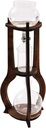 600ml Ice Drip Coffee Maker,Manual Cold Brew Coffee Maker for 6-8 Cups Coffee,Ice Drip Coffee Tower 20.29oz Capacity, for Home,Tea Houses,Cafes (Brown)