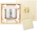 J-kitchens Eco Bag & Sake Glass, Pure Copper, Silver Finish, 3.4 fl oz (90 ml), Made in Vietnam, Made in Japan