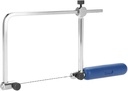 Coping Saw, Adjustable Scroll Saw, High Carbon Steel Handsaws Jewelers Saw, Saw Frame with Blades for Woodworking Jewelry Plastic Metal Wood Cutting Crafts Making(ASB400)