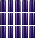 Toyandona 100pcs Pvc Heat Shrink Capsules Wine Shrink Wrap Wine Bottle Capsules Shrink Caps Wine Bottle Tops For Wine Cellars Home (blue)