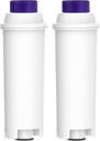 KEEPOW Coffee Water Filter Replacement for DeLonghi DLSC002, 5513292811, CFL-950, SER3017, Compatible with Delonghi Dinamica, Eletta Explorer, Magnifica S, BCO, EC, ETAM, EPAM & ECAM Serie, 2 Pack