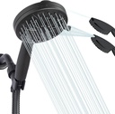 Portable Shower Head with Handheld, High Pressure Shower Heads with 10 Spray modes,Built-in 2 Power Wash to Clean Tub, Tile & Pets,Showerhead with Anti-clog Nozzles&Long Hose