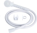 RV Shower Head with Hose - Non-Metallic Outdoor RV Shower Kits Replacement with Pause Function for RVs, Fifth Wheels, Motor Homes, Travel Trailers, Campers, Boats, White