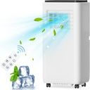 8,000 Btus Portable Air Conditioner with Remote Control, 3-in-1 Stand UP Air Conditioner for Bedroom Dorm Office, Portable AC Units for Room up to 350 Sq. ft, 24Hr Timer, White