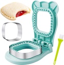 Nifogo Uncrustable Sandwich Cutter Maker, Large Sandwich Cutter and Sealer for Kids Children Boys Girls Lunch Breakfast