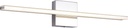 Chrome Bathroom Light Fixtures 24 Inch Bath Wall Lighting IP44 14W Vanity Lamp Bar Modern LED Lights for Vanity Rectangle Bathroom Lamps Over Mirror Acrylic Restroom Sink Light