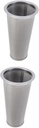 DECHOUS 2pcs Cone Coffee Filter Capacity Stainless Steel Tea Infuser Mesh Strainer for Home