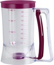 CHuangQi Cake Batter Dispenser for Pancake Cupcake Waffles, Perfect Baking Tool with Measuring Label