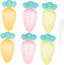 Ciieeo 6pcs Portable Sauce Bottle Bento Condiment Bottles for Lunch Boxes Kitchen Supplies