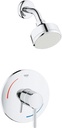 Grohe 3507510A Concetto Shower Combination, Starlight Chrome