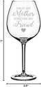 Wine Glass Goblet First My Mother Forever My Friend Mom (20 oz Jumbo)
