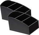 2pcs Acrylic Sugar and Coffee Bag Organizer Tea Bag Storage Box for Countertop Kitchen Home Bar and Office Stylish Condiment Holder for Easy Access and Durability
