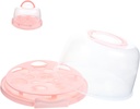 8-inch Cake Storage Box with Handle Cake Carrier with Lid Baking Cookies