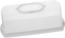 Loaf Cake Storage Box Rectangular Bread Box Air-tight Seal Portable Bread Container for Travel Picnics