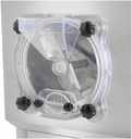 Transparent Front Panel Gate Spare Part Gelato Machine Hard Ice Cream Makers Fitting Without Screw Nuts Thickened Baffle