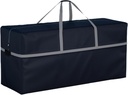 Heavy Duty 600D Outdoor Cushion Storage Bag Waterproof and Dustproof, 62L x 22W x 30H for Patio Furniture Cushions and Other Storage Items