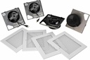 Broan-NuTone 80RDF Bathroom Exhaust Fan Finish Pack with Metal Grille, Ventilation Fan, 2.5 Sones, 80 CFM, White