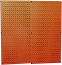 Wall Control 30-P-3232OR Orange Metal Pegboard Pack