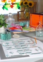 1.5" x 2.5" Beveled Glass Peaked Rectangle - 10 Pieces