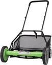 Manual Lawn Mower, 20-Inch 5-Blade Push Reel Lawn Mower with Grass Catcher, 65 Manganese Steel Reel Self-Propelled Lawn Mower with 14.17-inch Wider Handle for Lawn Mowing