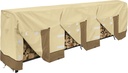Classic Accessories Veranda Water-Resistant 12 Foot Log Rack Cover, Outdoor Patio Cover