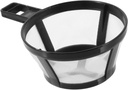 Reusable Coffee Filter for Machines Portable Tea Strainer with Handle Plastic Coffee Maker Part for Home Brewing