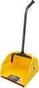 Quickie Debris Dustpan with Handle, Jumbo Debris Pan, Trash Collection for Industrial/Professional Cleaning