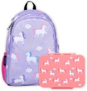 Wildkin Kids 15 Inch Backpack Bundle with Bento Box (Unicorn)