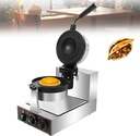 Burger Waffle Maker,Commercial Electric Burger Panini Maker Machine,Non Stick Waffle Press Machine,with Time & Temp Control Stainless Steel Material,for Home Kitchens Breakfast Shops Singlehead