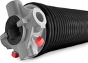 2-5/8" Commercial Garage Door Torsion Spring Replacement Kit, Min 20,000 Cycles Precision E-Coating 5-Year Warranty Heavy Duty (0.243 x 2-5/8" x 53'') (Right Side-Black Cone)