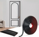 Art3d 30Ft Flexible Peel and Stick Crown Molding Trim, Self-Adhesive Panel Moulding Décor Lines for Wall Door Cabinet Frame, Mirror Window Borders & Home DIY, Black
