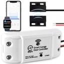 eKyro Smart Garage Door Opener - Universal WiFi Remote Controller kompatibel med Alexa, Home, iPhone, Siri, Android, Door Left Open Alert, Door Security Systems, uppdaterad modell