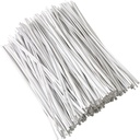 300 pcs 5 inch Plastic White Twist Ties, Cable Ties, for Bags, Gardening Tools