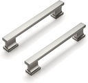 LIMUR 10 Pack 5 Inch (128 mm) Hole Center Cabinet Pulls Brushed Nickel Cabinet Handle Drawer Pull Drawer Handles Wardrobe Handle Dresser Pulls Kitchen Hardware for Cupboard Pull