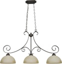 F5262-26 Island Light with Buttercup Glass, Tique Finish